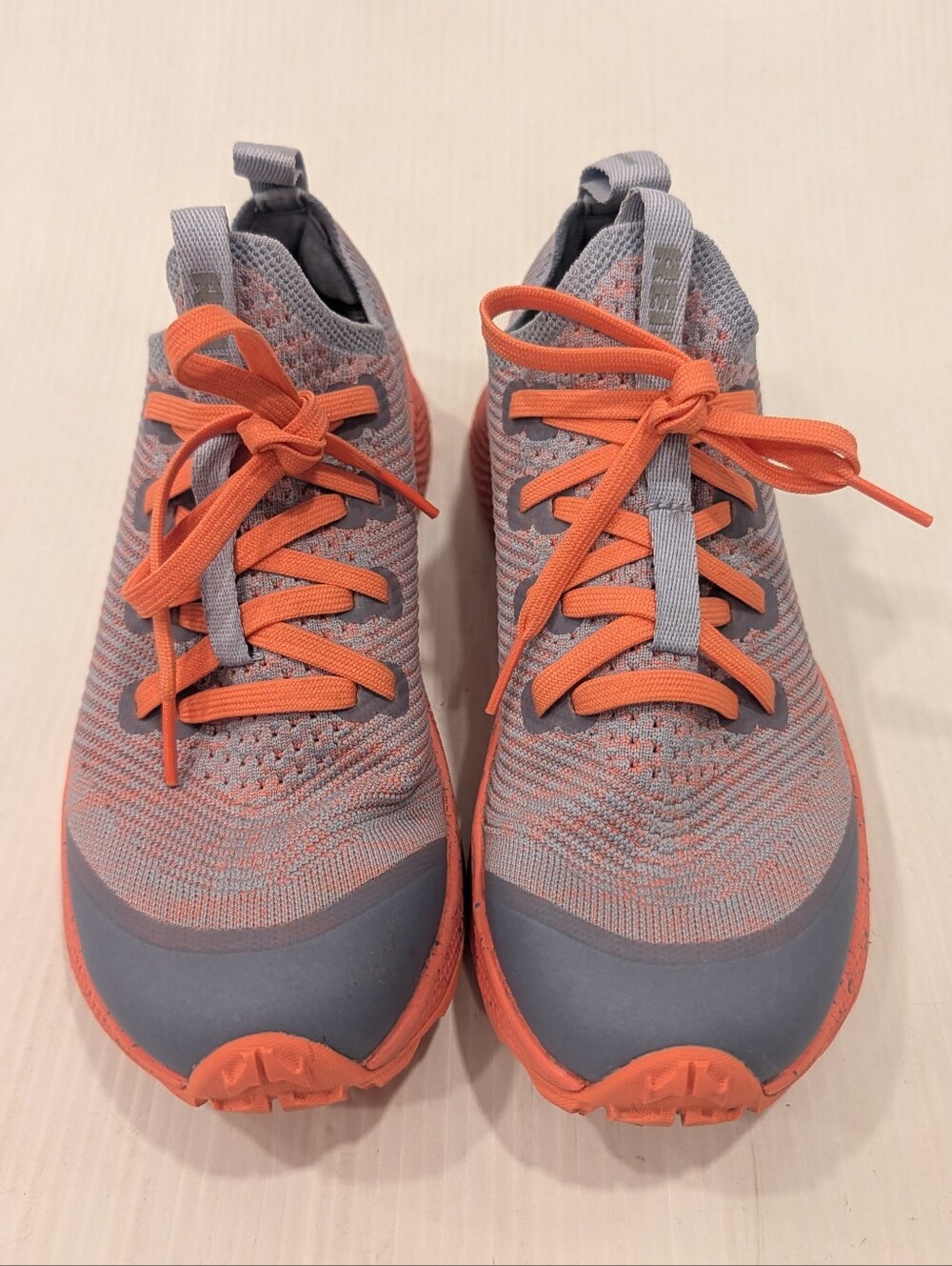 REI Women's Swiftland MT Trail Run Gray & Coral Knit Athletic Sneakers Size 7.5 - Picture 11 of 11
